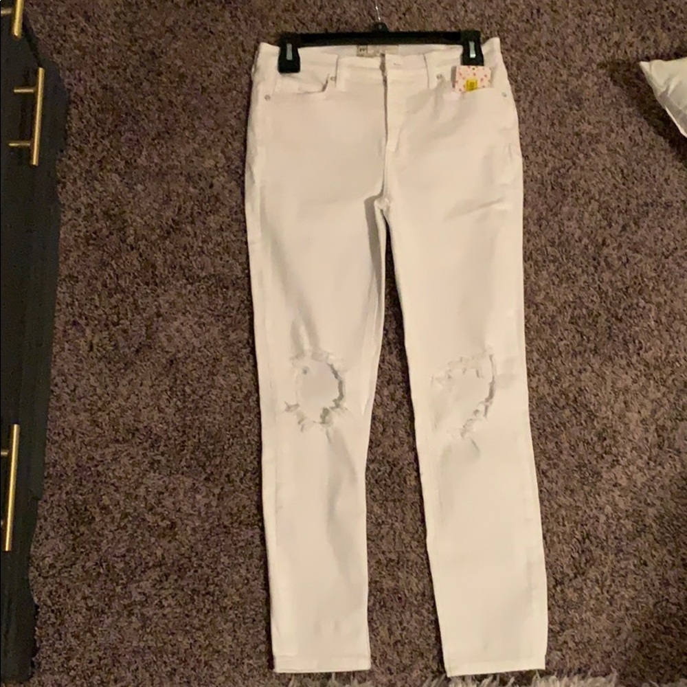 Free people white pants